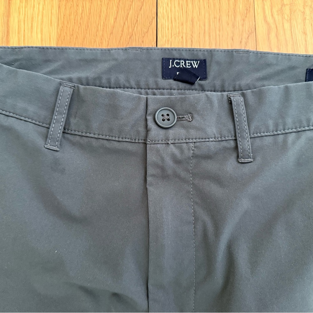 J.Crew Charcoal Slim Fit Tech Pants